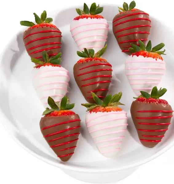 Love Bites Dipped Strawberries - 9 Fun Size Berries