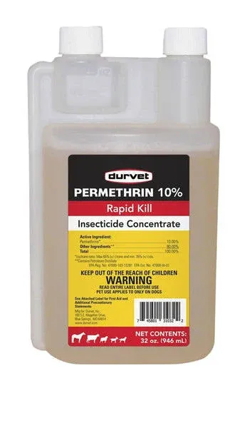 Durvet Permethrin Concentrate Insecticide