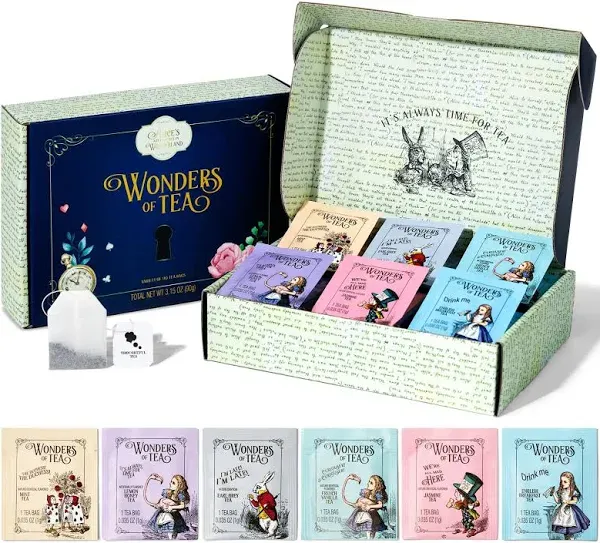 Alice&#39;s Adventures In Wonderland Tea Gift Set, Set of 90