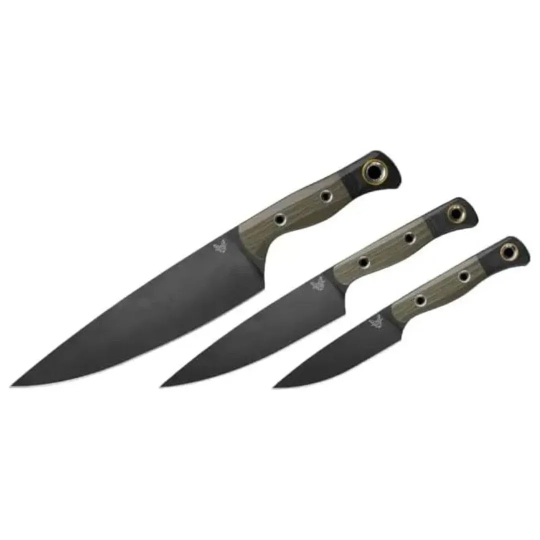 Benchmade 3 Piece Kitchen Knife Set 4000BK-01