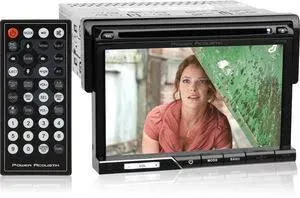 Power Acoustik Pd-710b 7" Single-DIN In-Dash LCD Touchscreen DVD Receiver (with Bluetooth )