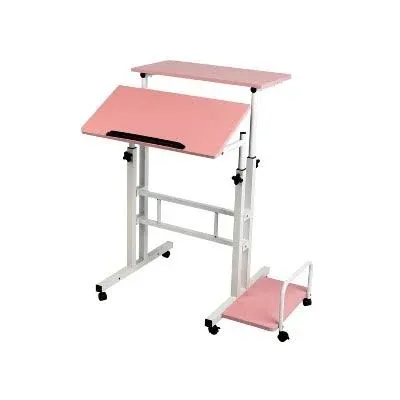 Mind Reader Mobile Sitting/Standing Desk