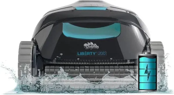 Dolphin LIBERTY 200 Cordless Automatic Pool Vacuum, Inductive Charging, Wall Climbing