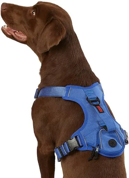  Ultra Durable Waste Bag Harness (XL, Blue) 