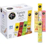 4C Sugar-Free Iced Tea Mix Variety Pack, 3.16 oz Box, 44/Pack