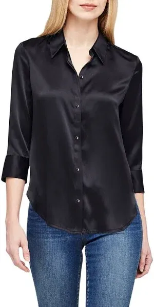 L'AGENCE Women's Dani 3/4 Sleeve Blouse