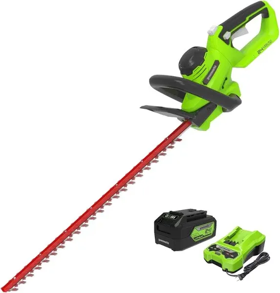 Greenworks 22" 24V Cordless Hedge Trimmer