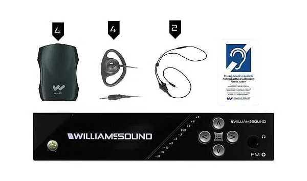 Williams AV Plus Large- Area Dual FM Wi-Fi Assistive Listening System