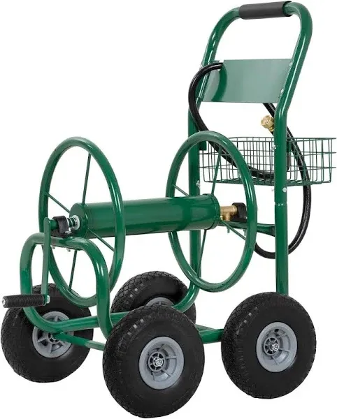 FDW Garden Water Hose Reel Cart Tools Outdoor Yard Water Planting Truck Heavy DutyWater Planting