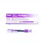 Refill Ink - for EnerGel Gel Pen 0.5mm Needle Tip, Fine, Violet Ink (Innerpack of 12)