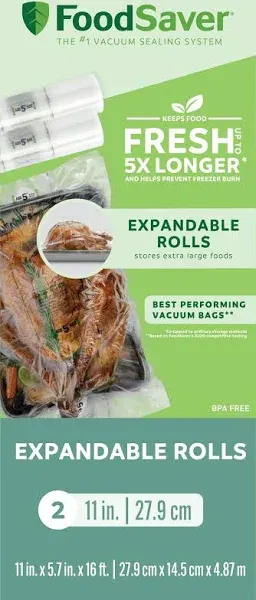 FoodSaver Expandable Heat Seal Rolls