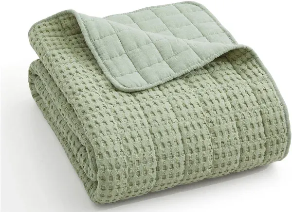 Levtex Home Mills Waffle Quilted Throw