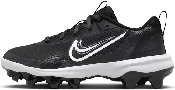 Nike Kids' Force Trout 9 Pro MCS Baseball Cleats, Size 5, White/Black