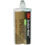 3M DP6310NS Scotch-Weld Composite Urethane Adhesive Green, 400 ml Duo-Pak, 6 per Case