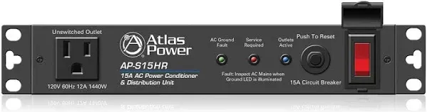 Atlas Sound 15A Half-Width Rack Power Conditioner