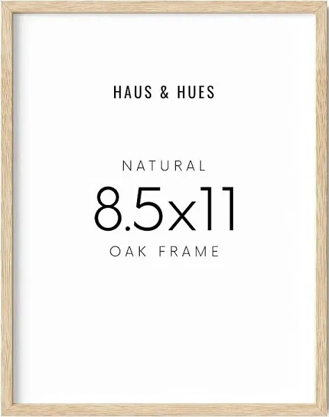 Haus and Hues Oak Wood Single Picture Frame