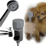 Pets Shower Attachment, Quick Connect on Tub Spout w/Front Diverter, Ideal fo...