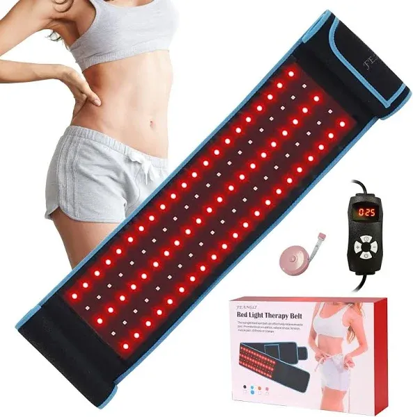 Red Light Therapy Infrared Light Therapy Wrap Belt for Body Pain Relief Weara...