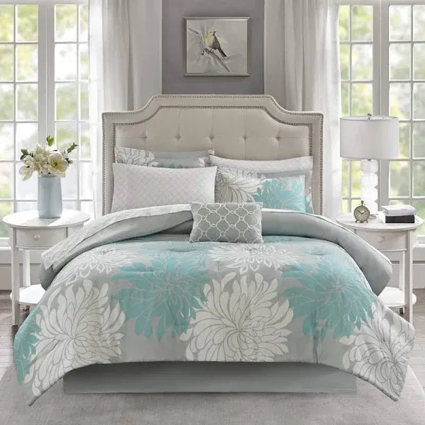 Madison Park Essentials Maible Comforter Set with Cotton Bed Sheets