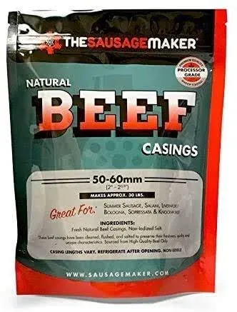 Home Pak Natural Beef Casings 2 Pack