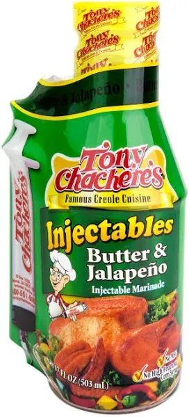 Tony Chachere's Butter & Jalapeno Injectable Marinade