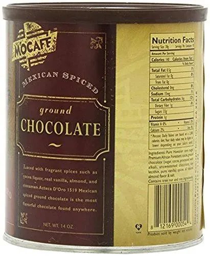 Mocafe Azteca D oro Mexican Spiced Chocolate Cocoa