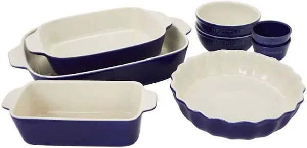 Henckels Ceramics 8-Pc Mixed Bakeware Serving Set