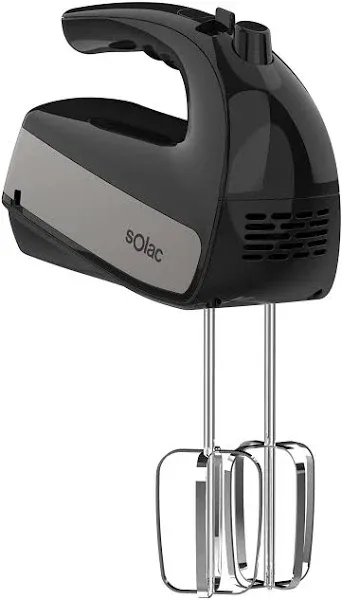 Solac 5-Speed Turbo Hand Mixer with Beaters and Dough Hooks