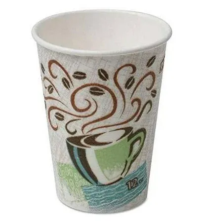 Dixie PerfecTouch 12 oz. Insulated Paper Hot Coffee Cup