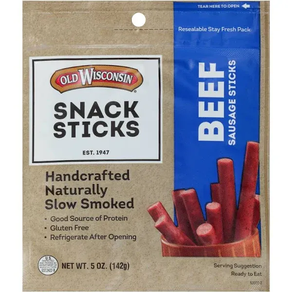 Old Wisconsin Beef Snack Sticks