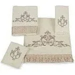 - Hand Towel, Soft &amp; Absorbent Cotton (Monaco Collection, Ivory)