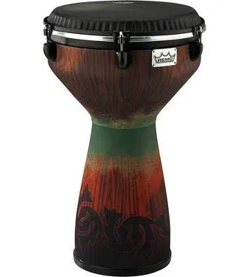 Remo Flareout DJ- 7113 -60 13” key-tuned djembe 2021 - Savannah Red | Reverb