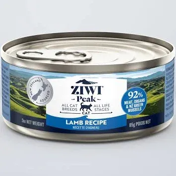 Ziwi Peak Lamb Recipe Canned Cat Food, 3-oz, Case of 24