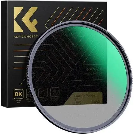 K&amp;F Concept 52mm Black Diffusion 1/2 Mist Cinematic Effect Filter Multi Coatings