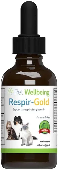 Pet Wellbeing Respir-Gold for Easy Breathing in Dogs