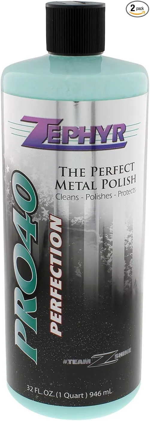 2 Set- PRO40032 32 oz. Pro-40 Metal Polish