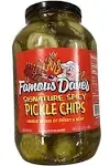 Famous Dave's Signature Spicy Pickle Chips, 64 Ounce