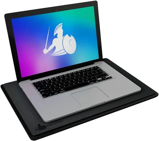 DefenderPad Laptop EMF Radiation Blocking & Heat Shield by DefenderShield - EMF Blocker Lap Pad Computer Lapdesk Compatible with up to 17" Laptop, Chromebook, MacBook (Blue)