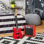 30” Electric Guitar &amp; Electric Guitar Accessories With Amp for Kids, Red