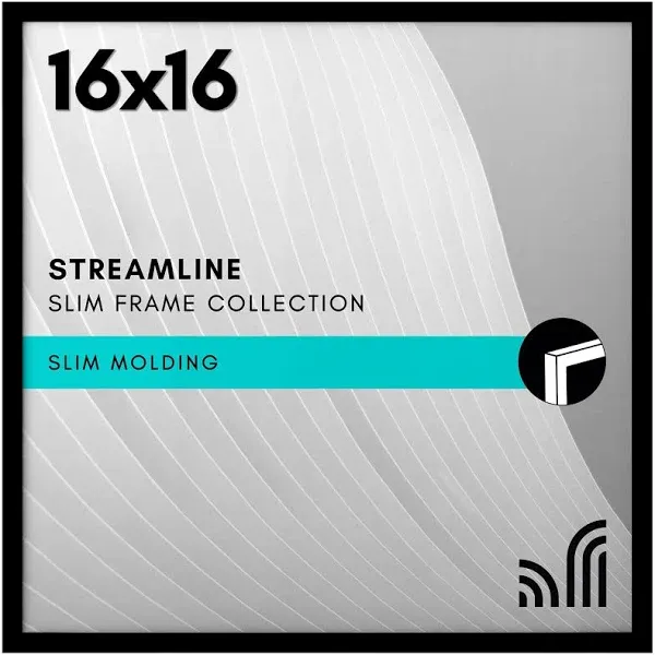 Americanflat Streamline Collection Thin Border Picture Frame