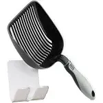 iPrimio Cat Litter Scooper with Deep Shovel - Non Stick Plated Aluminum Scoop