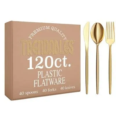 Exquisite 120 Combo Pack Disposable Silverware