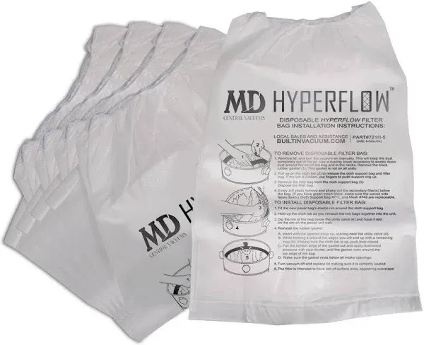 MD HyperFlow Paper Bags 5-Pack