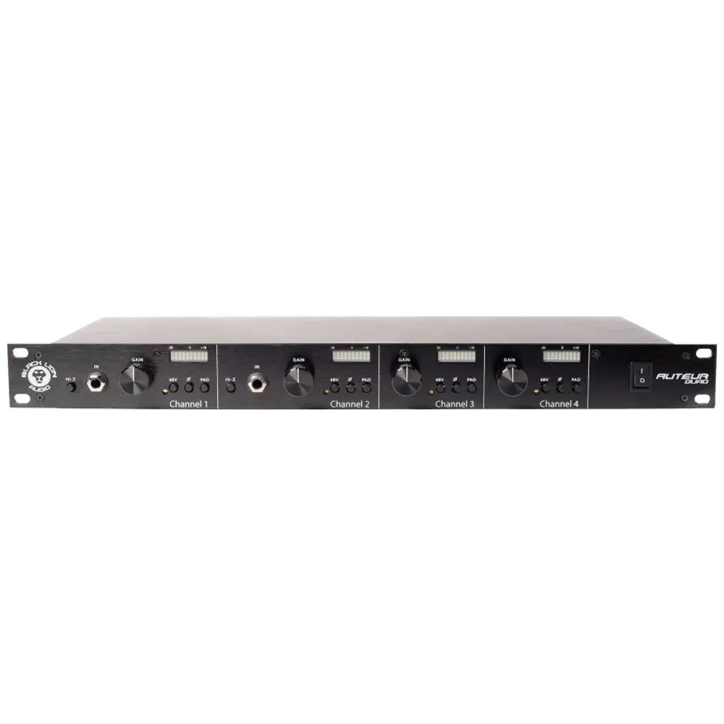 Black Lion Audio AuteurQuad 4-channel Microphone Preamp