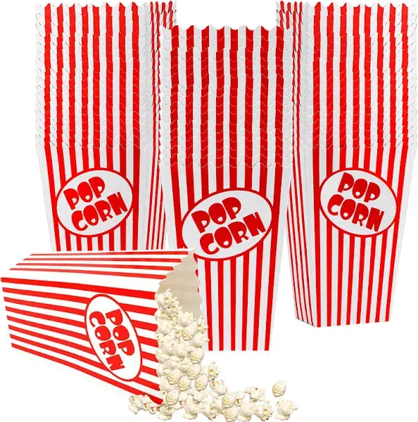 100 Pcs Popcorn Boxes for Party