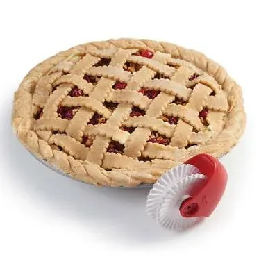 Talisman Designs Pastry Wheel Pie Crust Cutter, Red -New In Package 