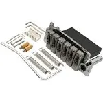 Wilkinson WVS50IIK 52.5mm 2-Point Steel Saddles Tremolo Bridge with Full Steel Block for USA/Mexico/Japan/Korea Strat Electric Guitar, Chrome