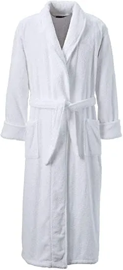 Men's Lands' End Full-Length Turkish Terry Robe