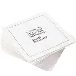 Five Star Napkins Drinking Quotes White