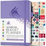 Clever Fox Budget Planner Expense Tracker Notebook. Monthly Budgeting Organizer, Finance Logbook & Accounts Book, Bill